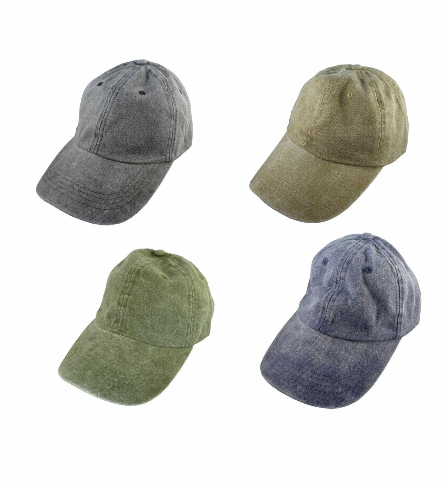 relaxed washed baseball caps