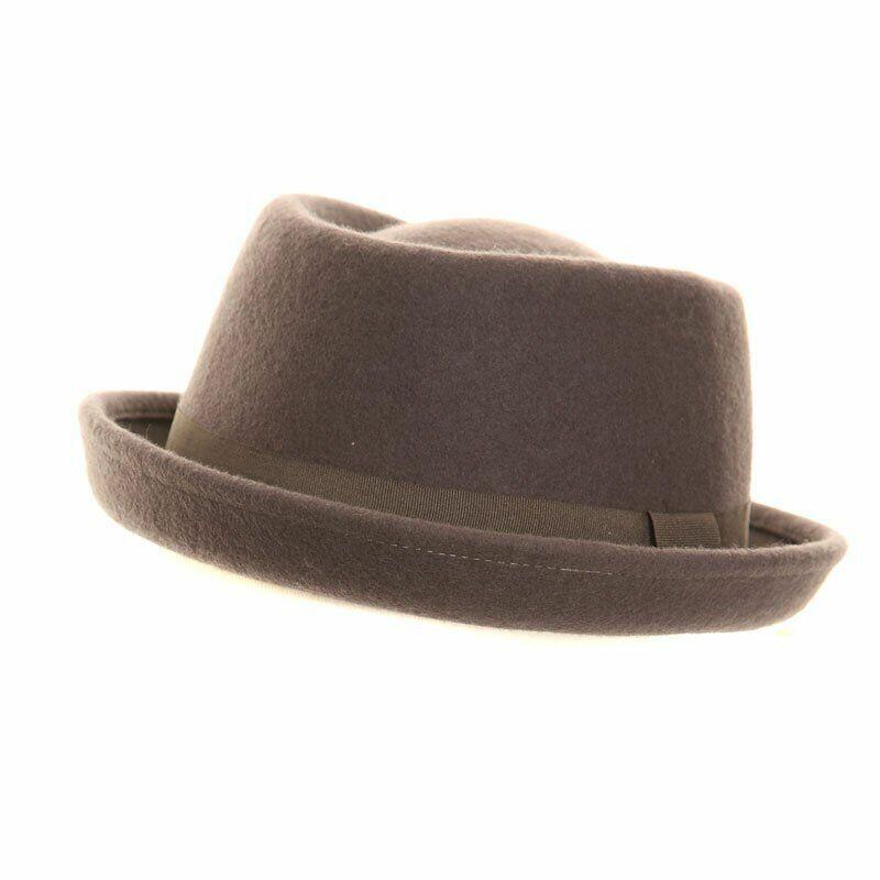 Grey porkpie