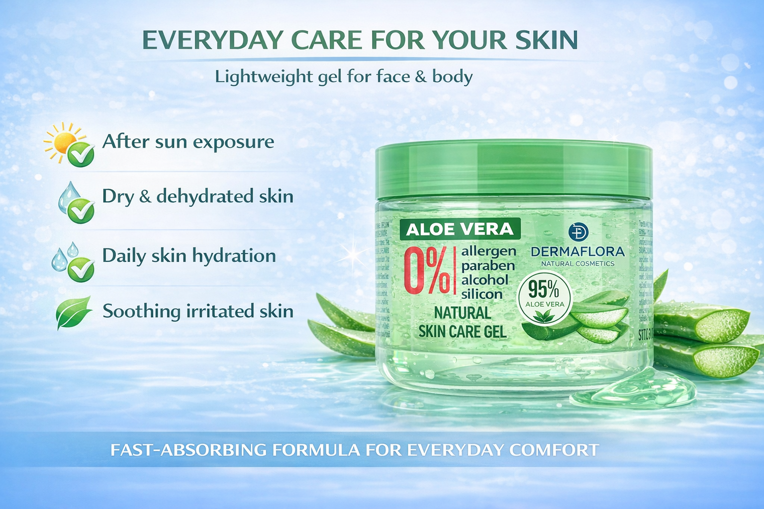 cien sun apres gel aloe vera After-Sun Cooling Gel