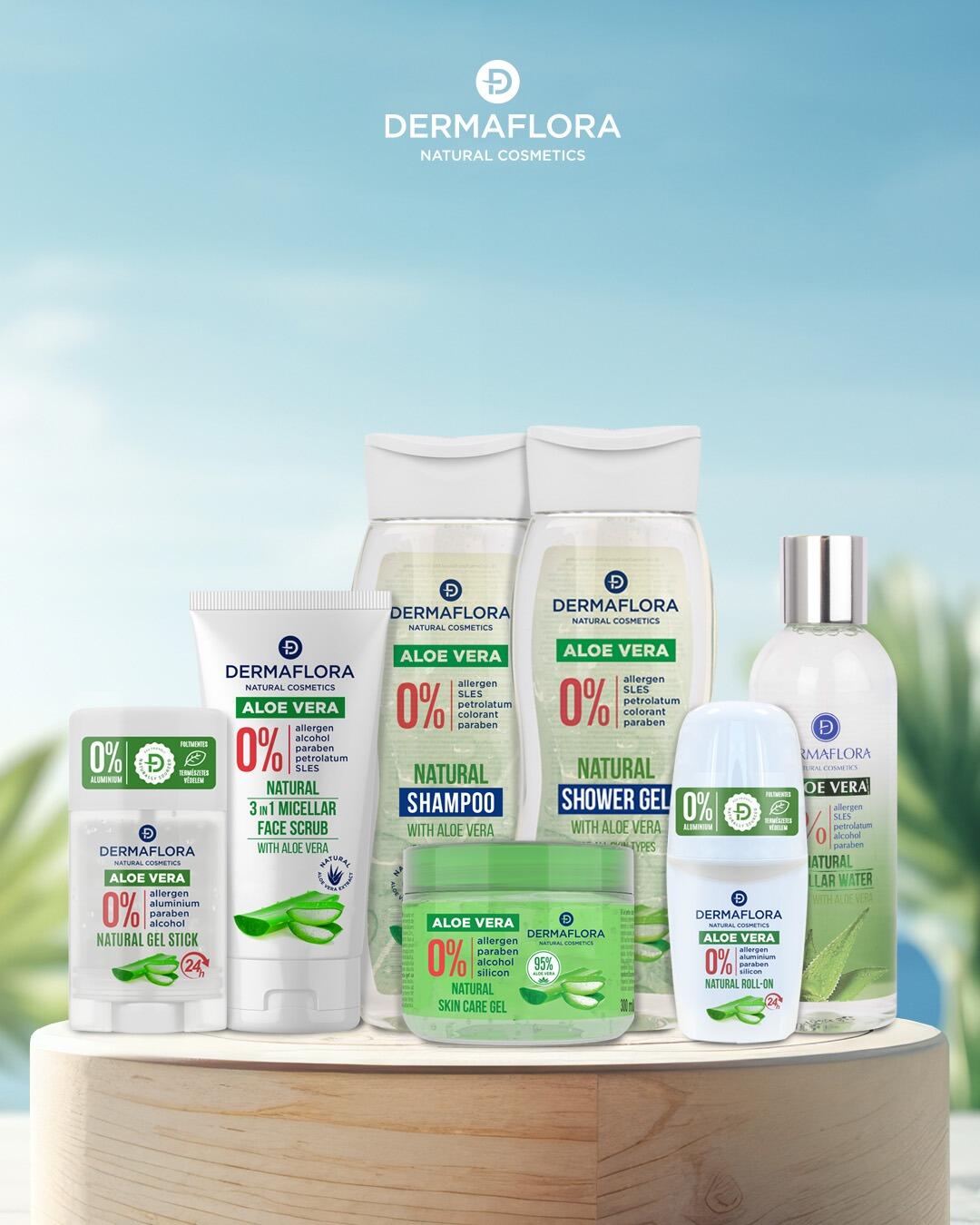 Dermaflora Aloe Vera Roll - On Deodorant - 50ml
