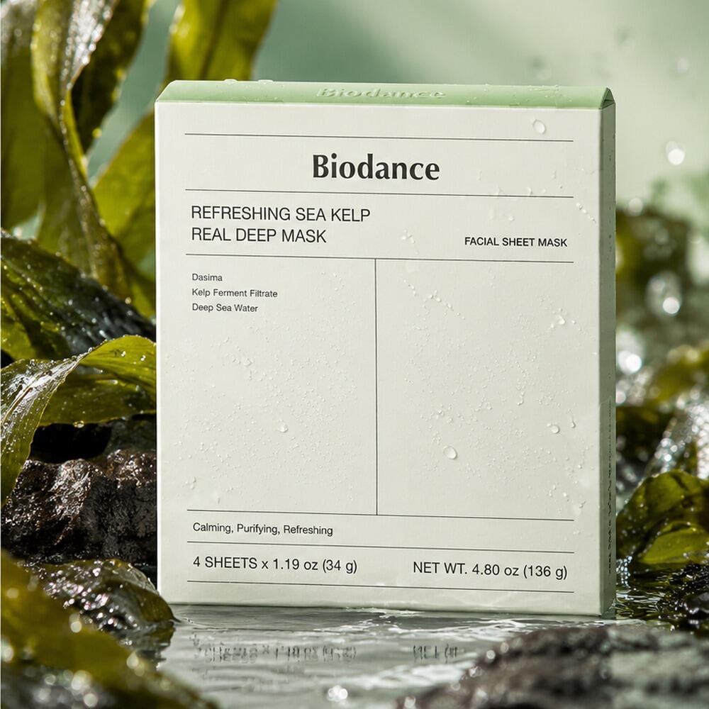 Refreshing Sea Kelp Real Deep Mask 4pk - Biodance