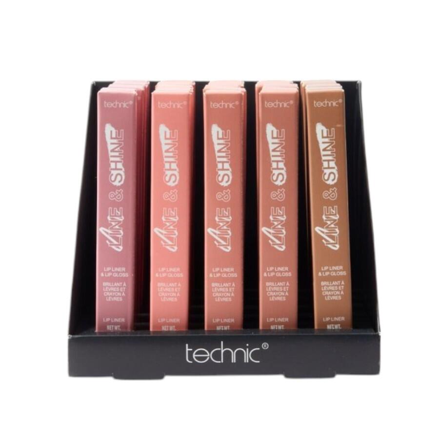 Technic Line & Shine Lip Liner & Lip Gloss
