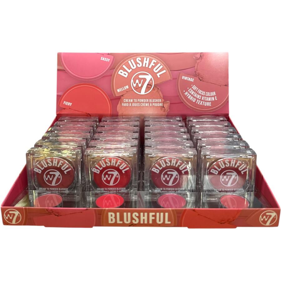 W7 Blushful Cream To Powder Blusher