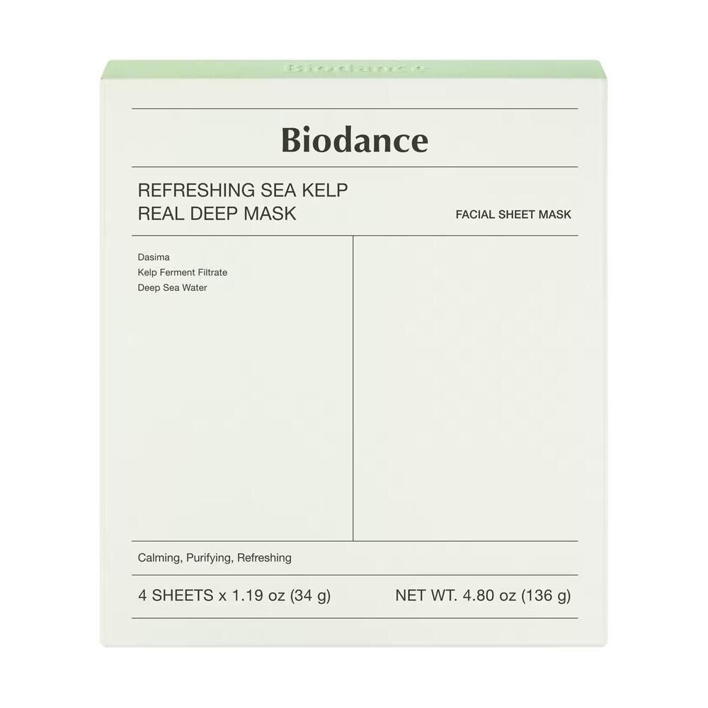 Refreshing Sea Kelp Real Deep Mask 4pk - Biodance