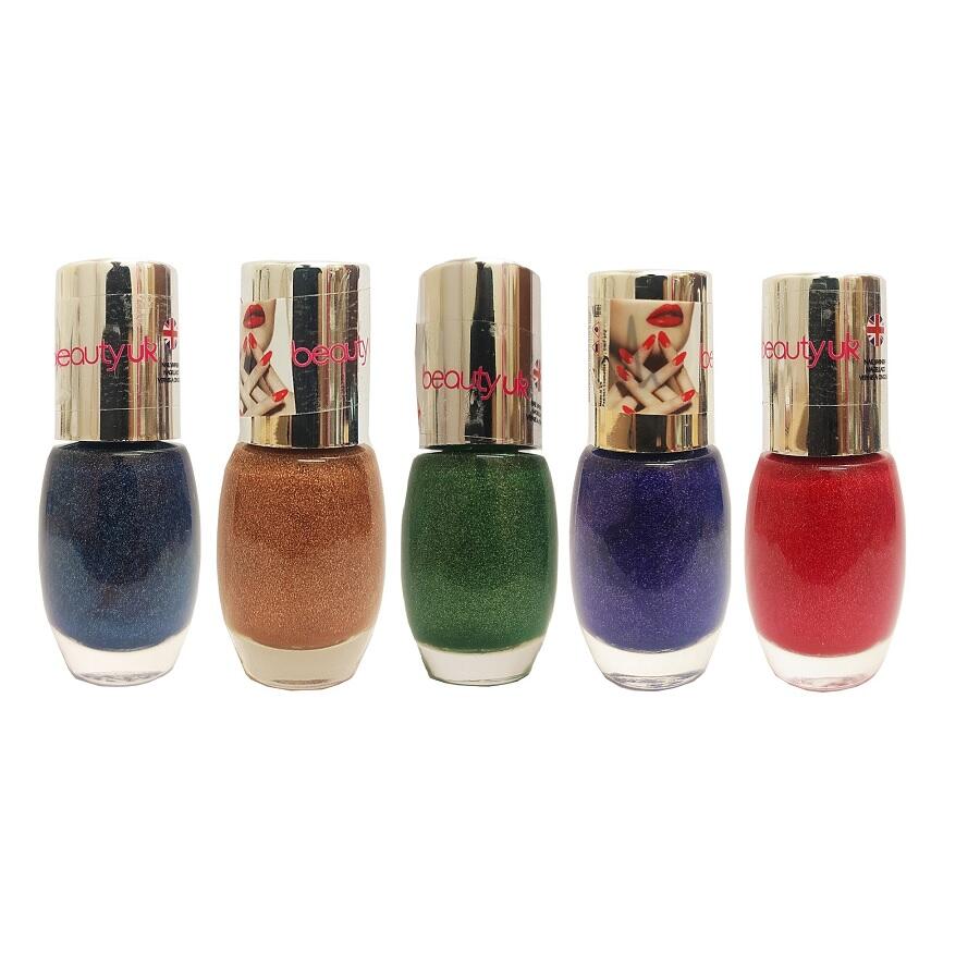 Beauty UK Holographic Nail Polish - Blue