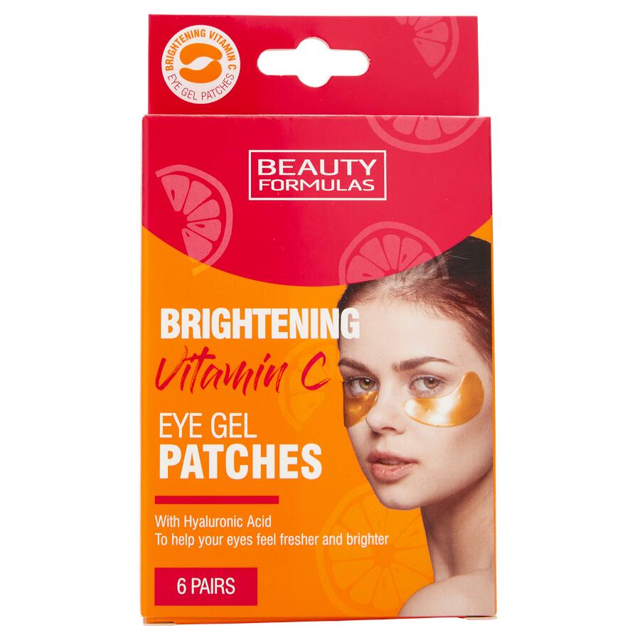 Beauty Formulas Brightening Vitamin C Eye Gel Patches - 6 Pairs