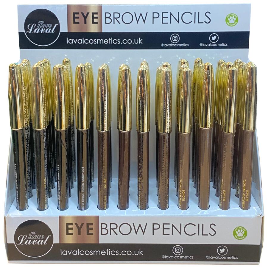 Laval Eyebrow Pencil - Black/Brown/Blonde