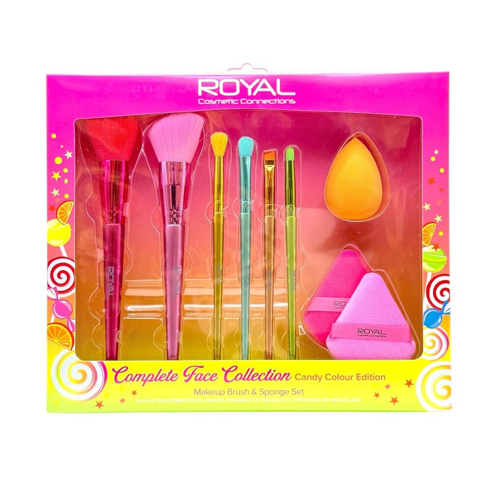 Royal Complete Face Collection Makeup Brush & Sponge Set