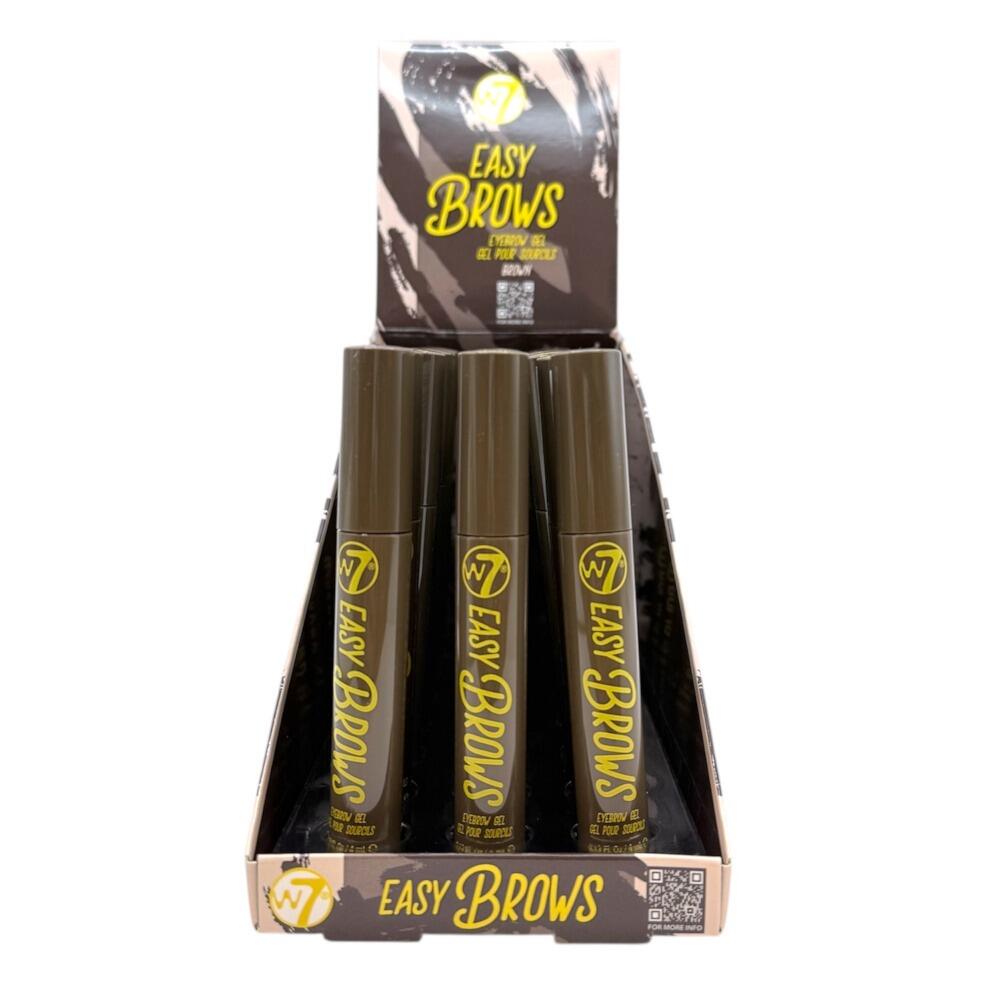 W7 Easy Brows Eyebrow Gel - Brown
