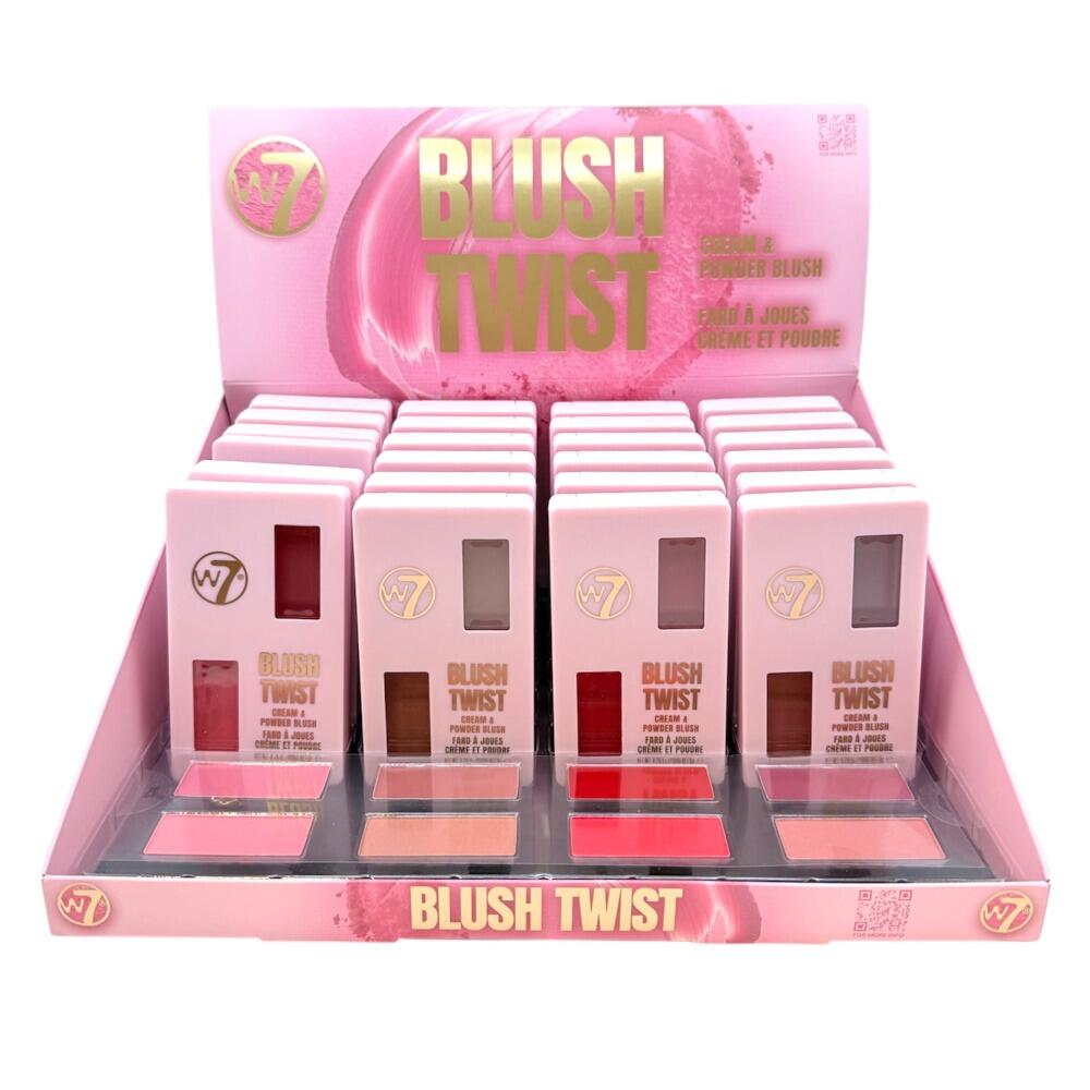 W7 Blush Twist Cream & Powder Blusher