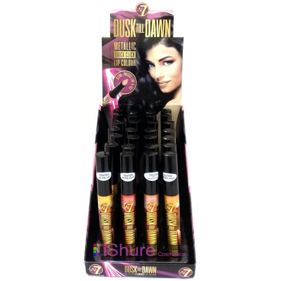W7 Dusk Till Dawn Metallic Lip Colour