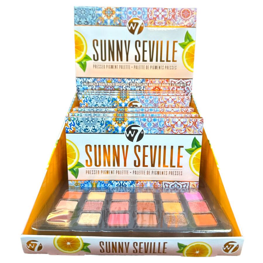 W7 Sunny Seville Pressed Pigment Palette