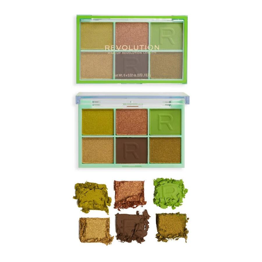 Revolution Mini Colour Reloaded Eyeshadow Palette - Its Giving Green