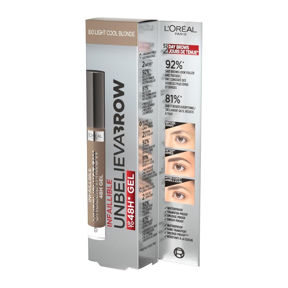 L'Oréal Infaillible Unbelievabrow 48H Brow Gel - 8.0 Light Cool Blonde