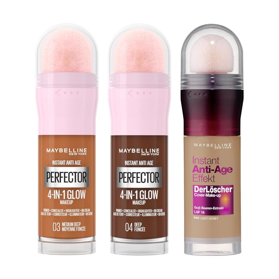 Maybelline Instant Anti Age Effekt & Perfector 4-In-1 Glow Make Up