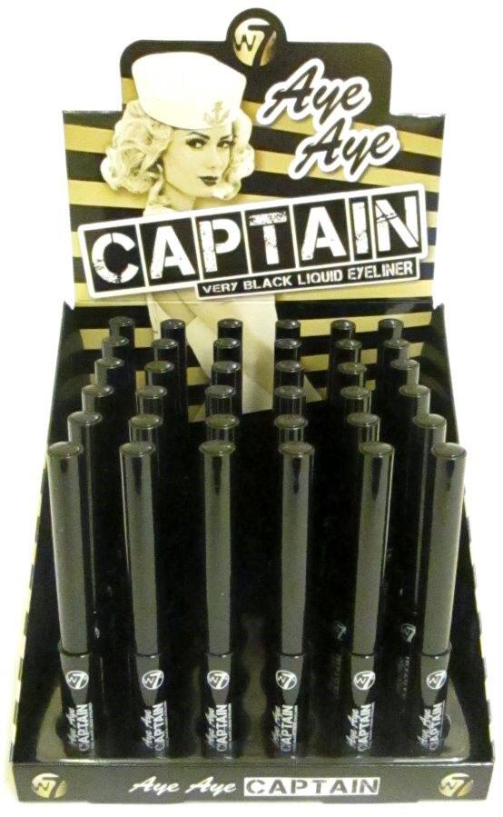 W7 Aye Aye Captain Very Black Liquid Eye Liner