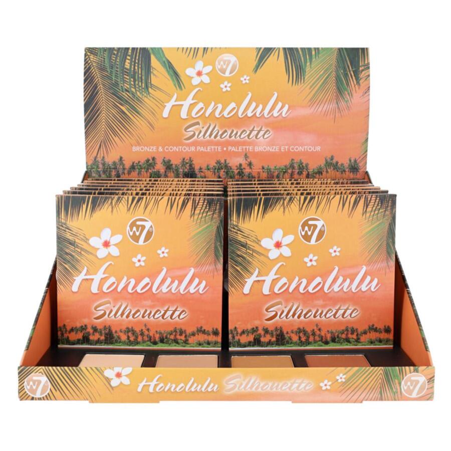 W7 Honolulu Silhouette Bronze & Contour Palette