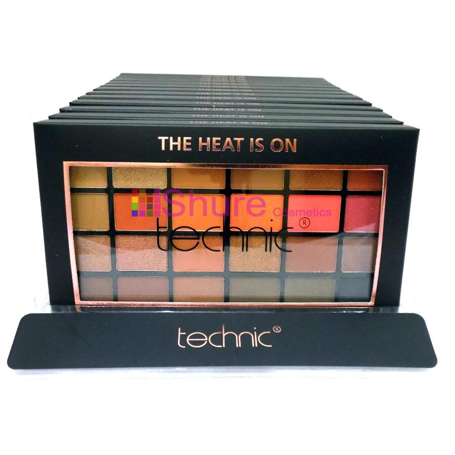 Technic 24 Eyeshadows Palette - The Heat Is On