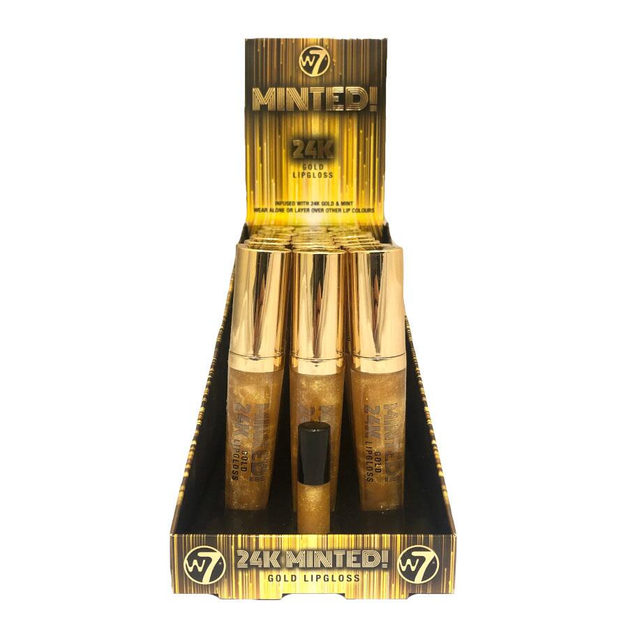 W7 Minted 24K Gold Lipgloss