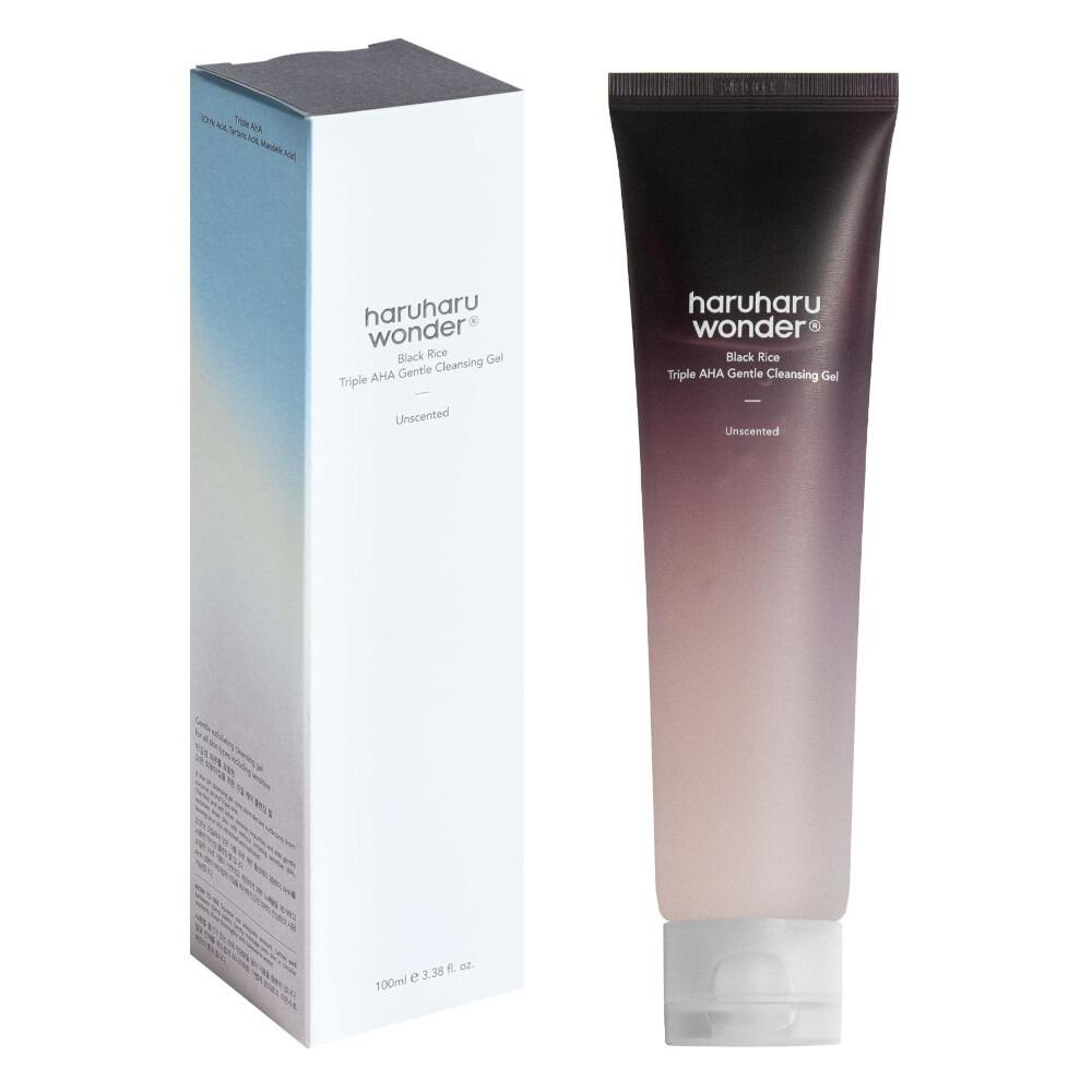 Haruharu Wonder Black Rice Triple AHA Gentle Cleansing Gel - 100ml