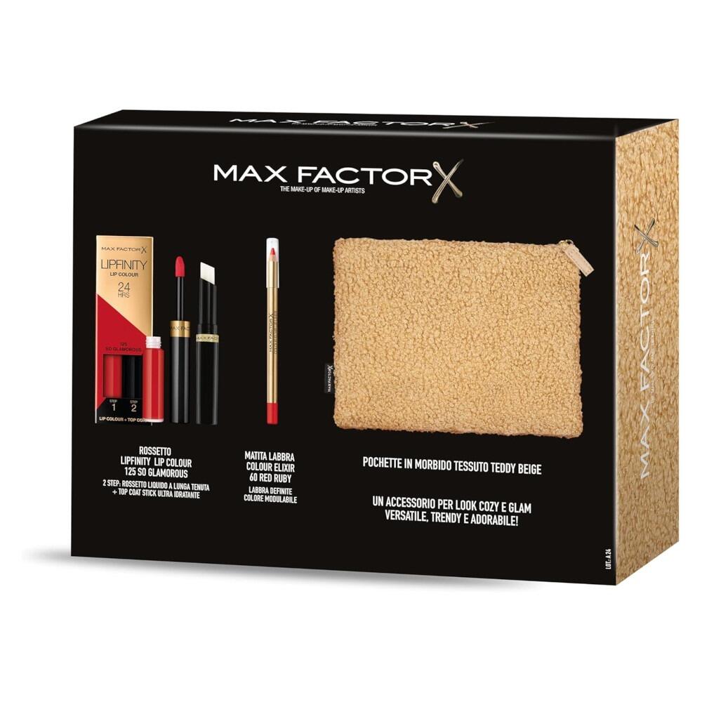 Max Factor The Teddy Chic Collection Gift Box - Lipfinity Lip Colour ...