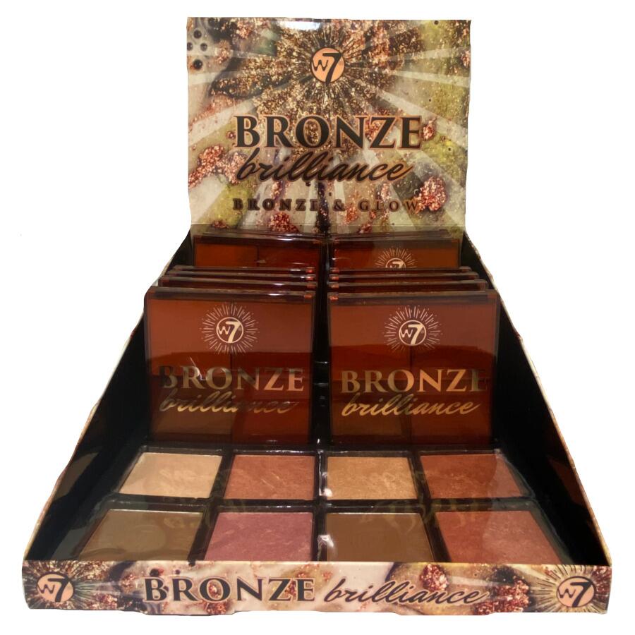 W7 Bronze Brilliance Bronze & Glow Palette