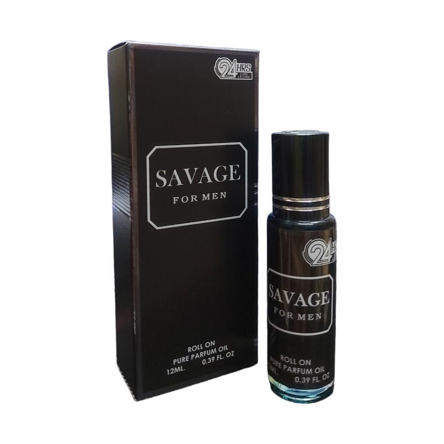 Savage for Men Roll On Perfume Oil (12ml) Fragrance Couture