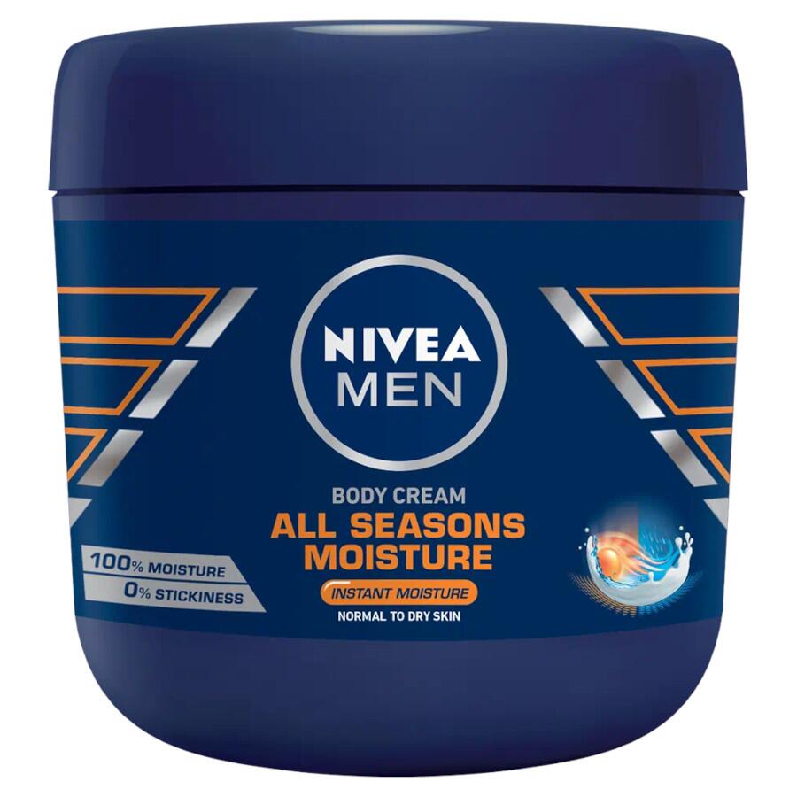 Nivea Men All Seasons Moisture Body Cream for Normal Skin - 400ml