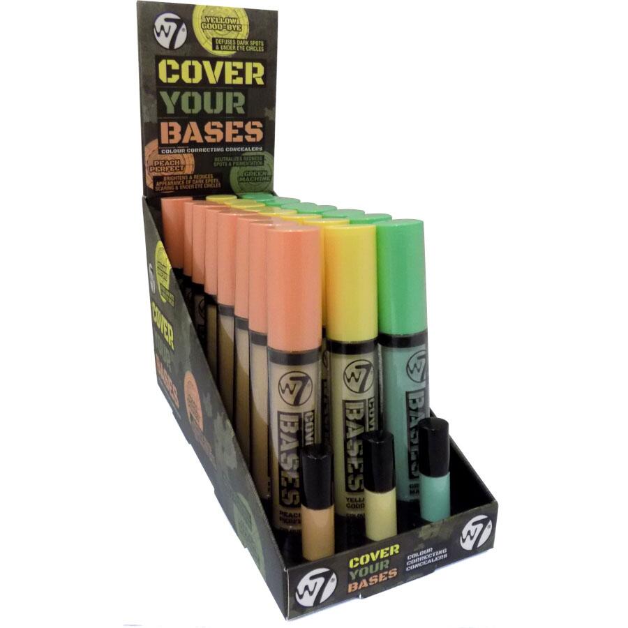 W7 Cover Your Bases Colour Correcting Concealers