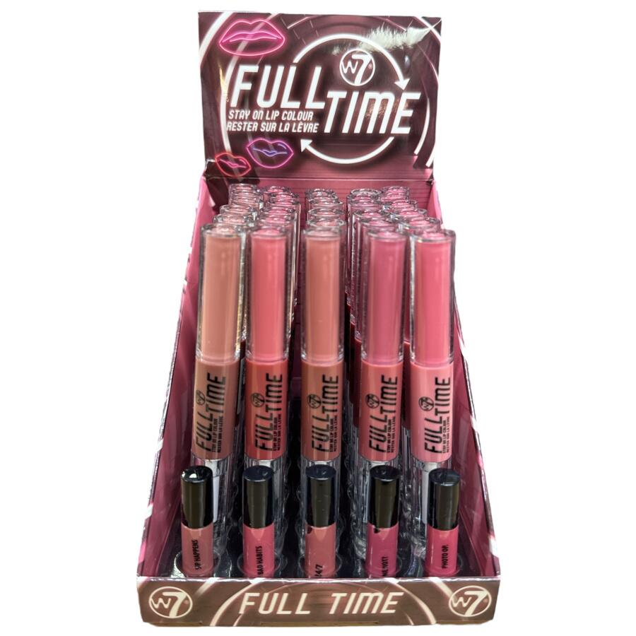 W7 Full Time Stay On Lip Colour