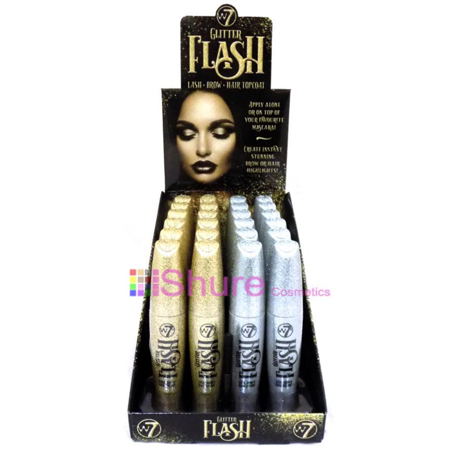 W7 Glitter Flash Lash Brow & Hair Top Coat