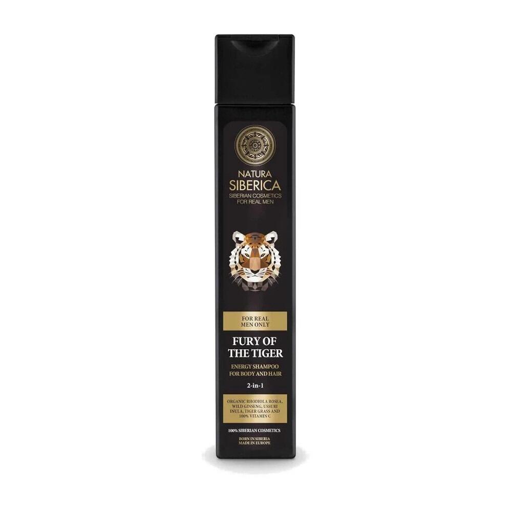 Natura Siberica Men Fury Of The Tiger Energy Shampoo for Body & Hair - 250ml