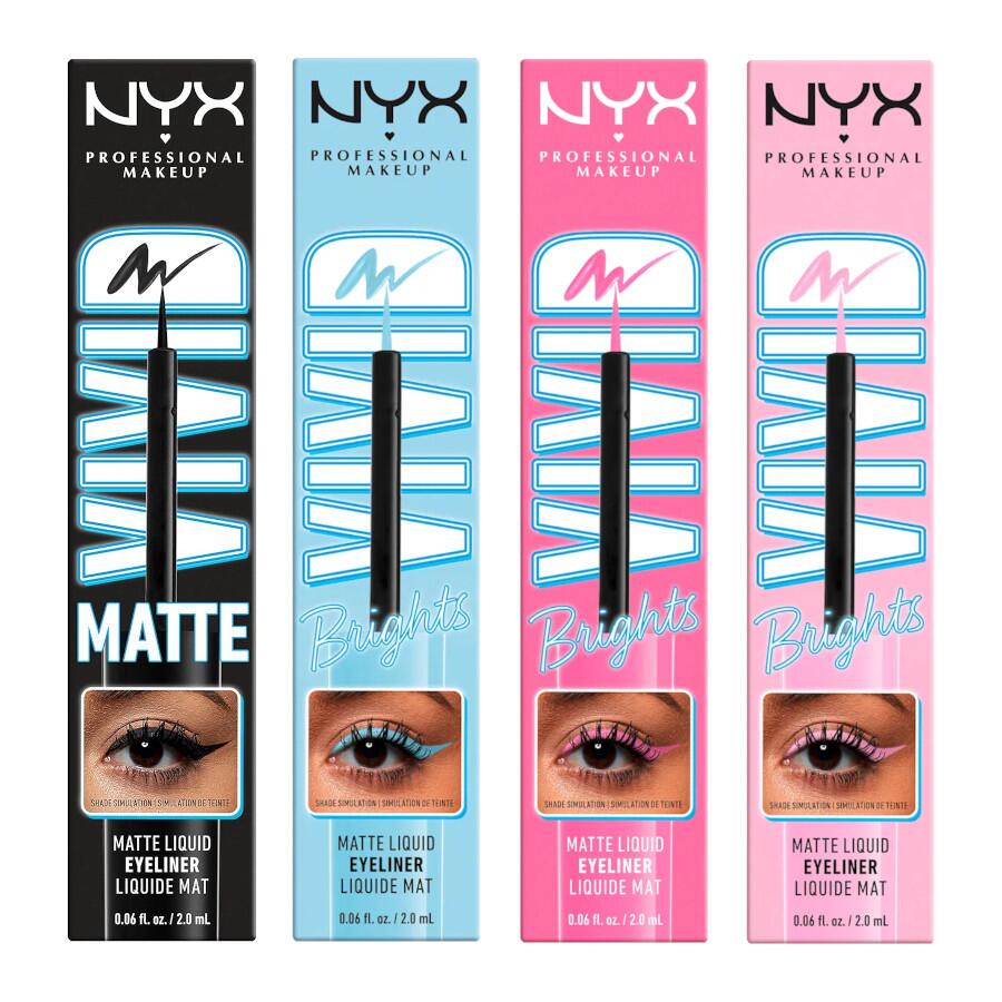 NYX Vivid Brights Matte Liquid Eyeliner