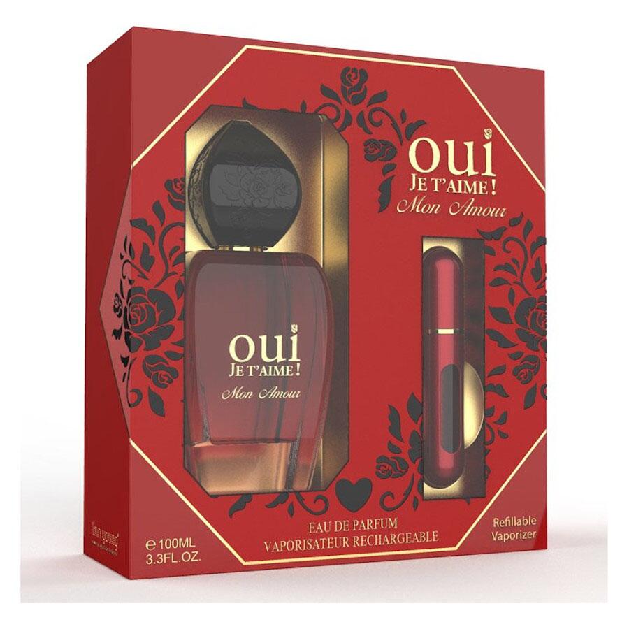 oui Je T'AIME! Mon Amour Gift Set (Ladies 100ml EDP Refillable