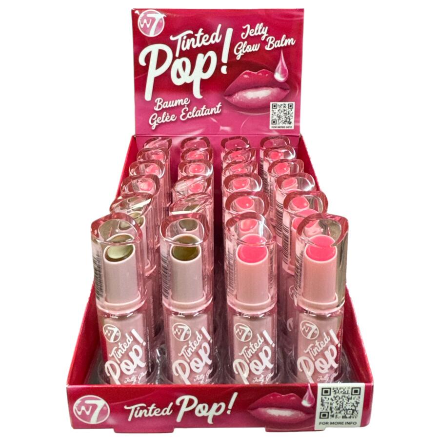 W7 Tinted Pop! Jelly Glow Lip Balm