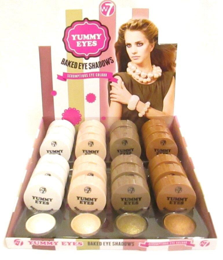 W7 Yummy Baked Eye Shadows: Assorted Colours