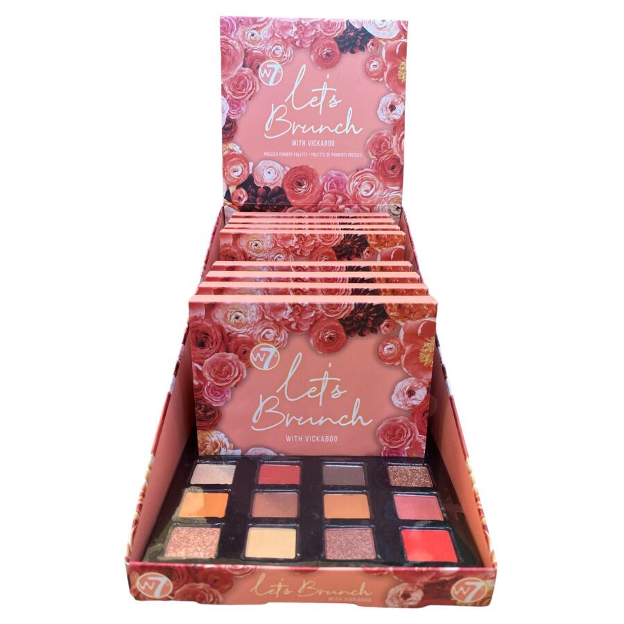 W7 Let's Brunch with Vickaboo Pressed Pigment Palette