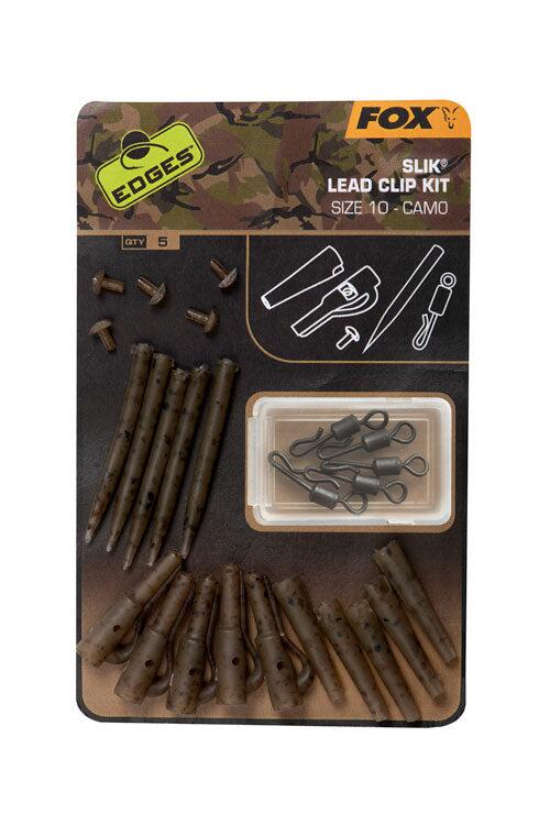 Fox Edges Camo Slik Lead Clip Kit Sz 10 freeshipping - Going Fishing Tackle