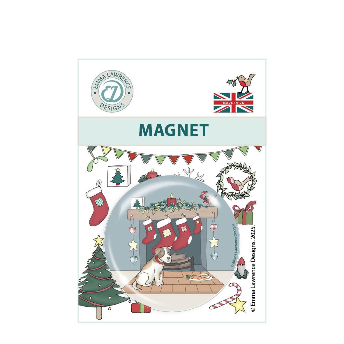 Christmas Fridge Magnets | Stunning Festive Designs by Emma Lawrence Designs. UK Made.