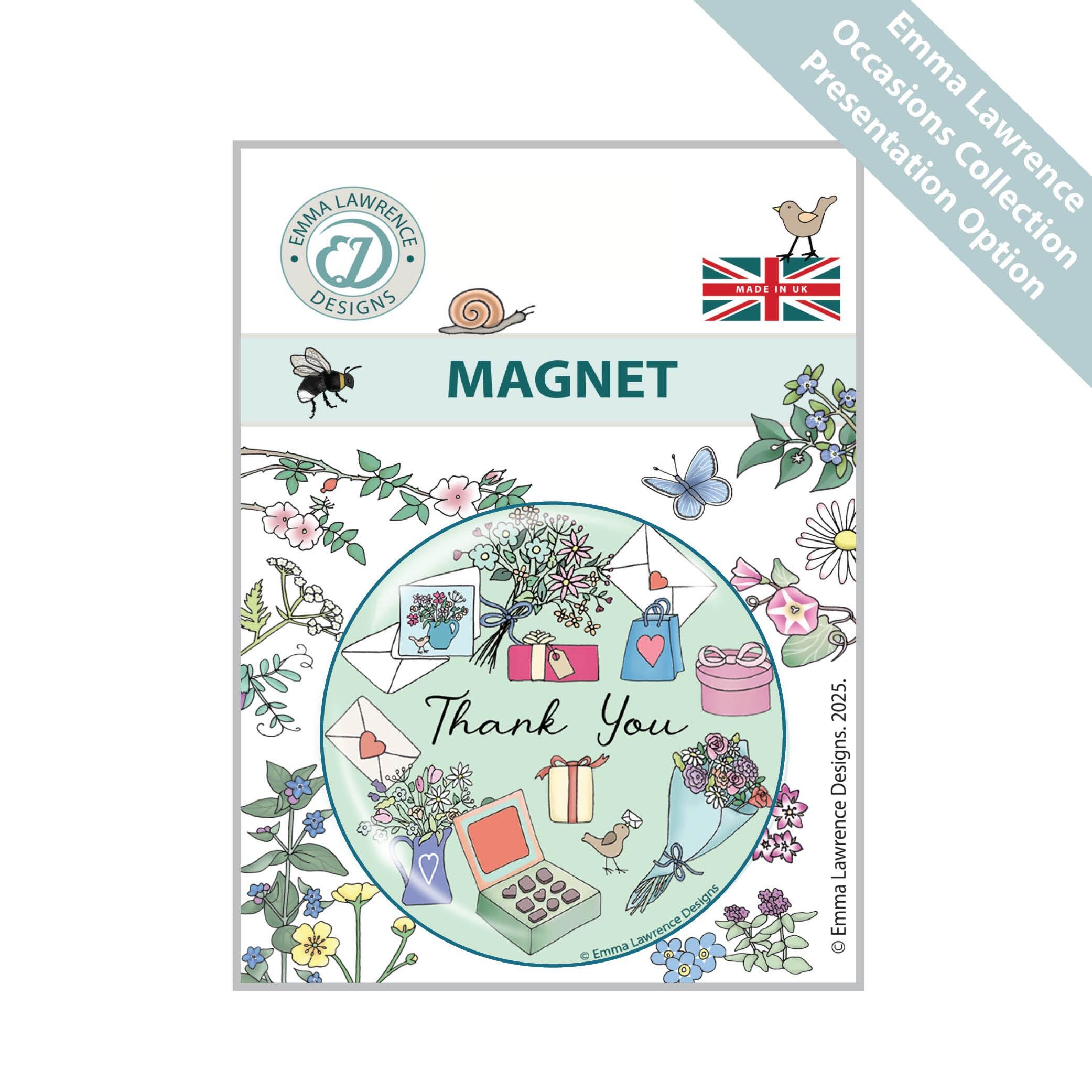 Fridge Magnet Gifts | Occasion Collection, Emma Lawrence Designs. Retail & Trade. Packaging Options