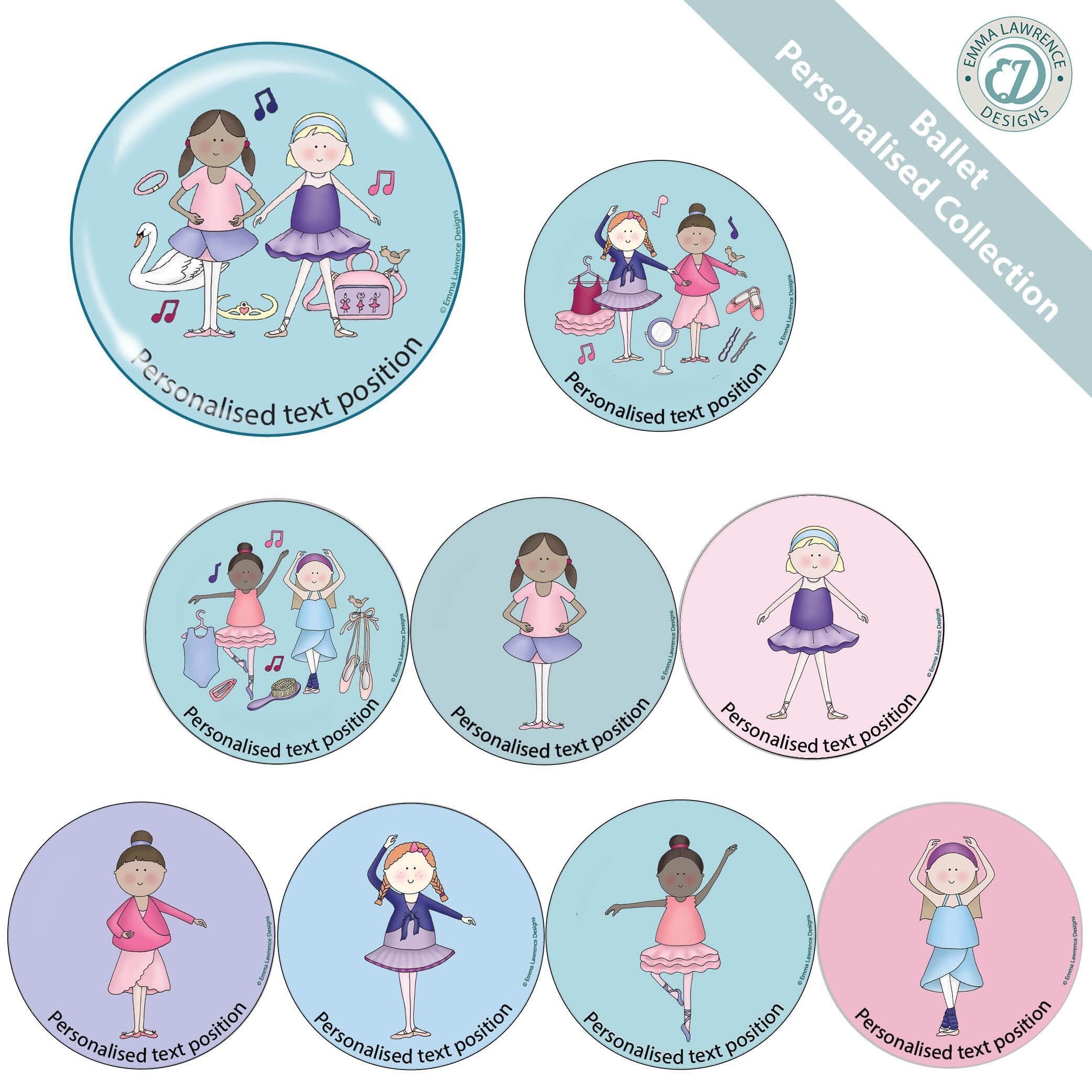 Fridge Magnet Gifts | Ballet Collection, Emma Lawrence Designs. Retail/Trade. Option to Personalise