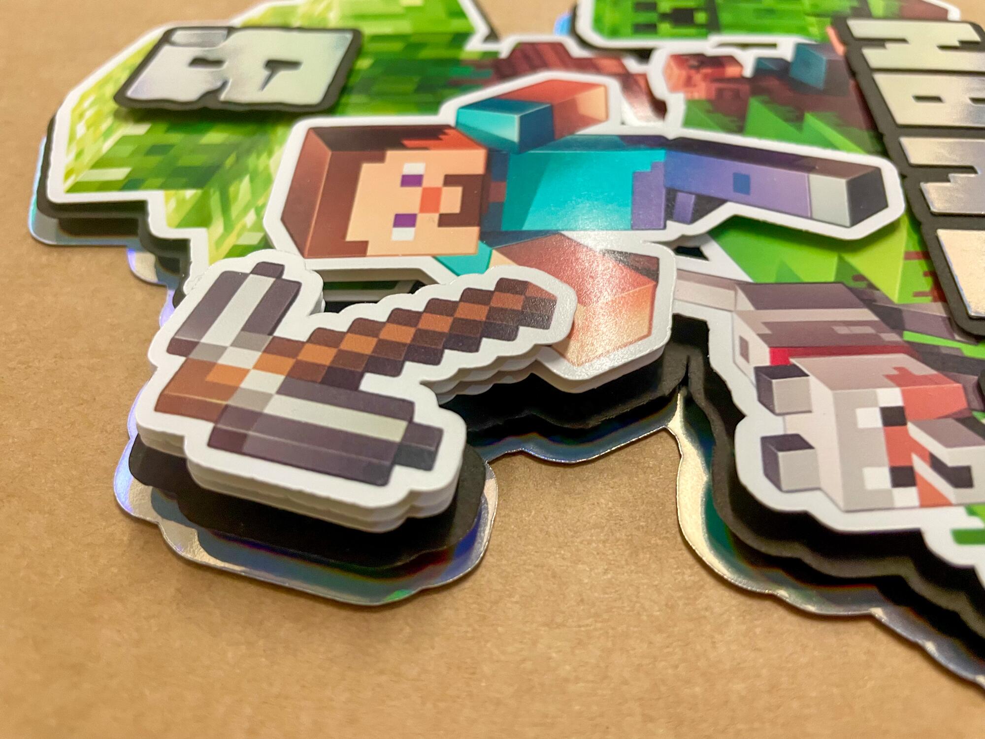 Acrylic and wooden birthday cake toppers