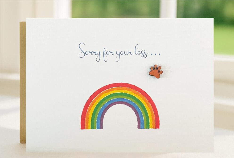 Pet loss cards