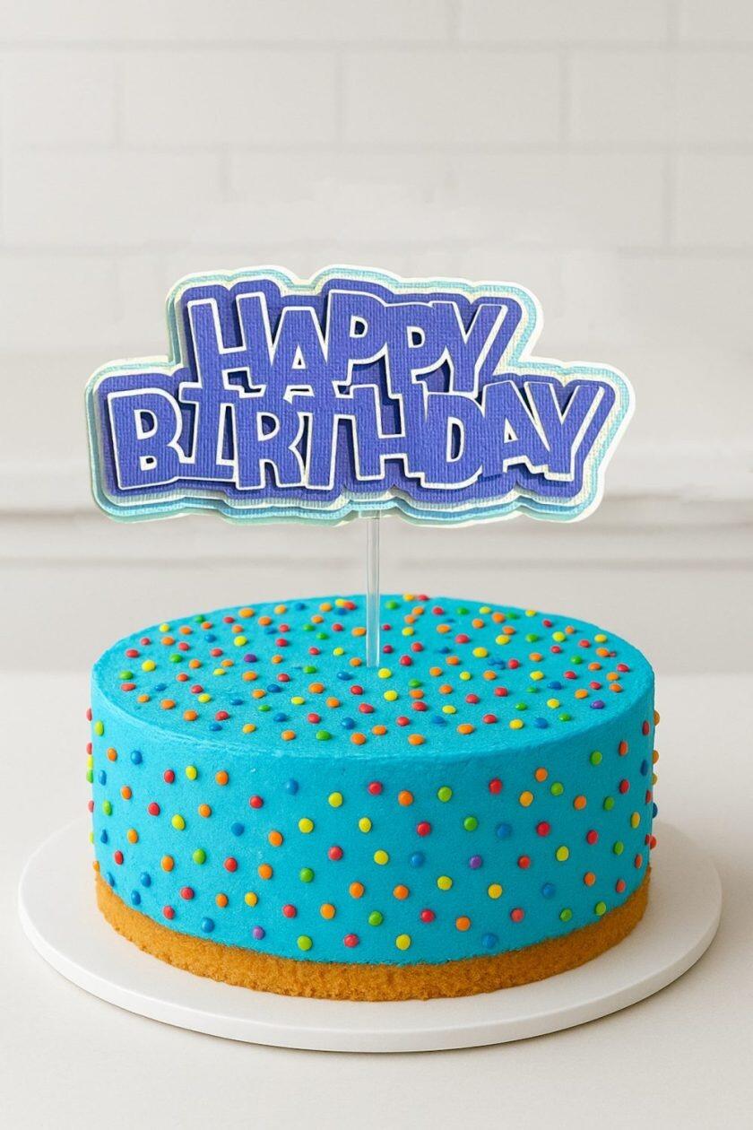 Cake toppers for birthdays, weddings, and celebrations