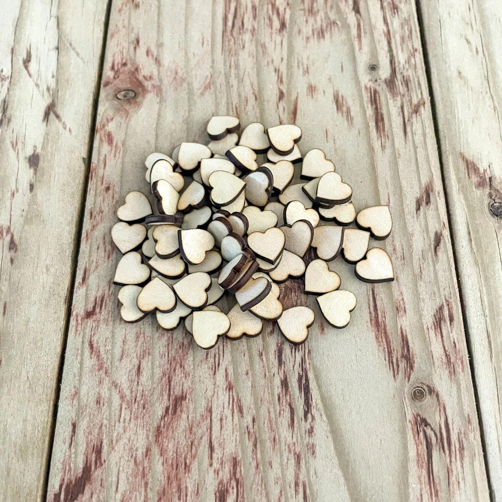 Heart embellishments 10mm pile