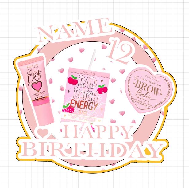 Birthday cake topper used as keepsake décor