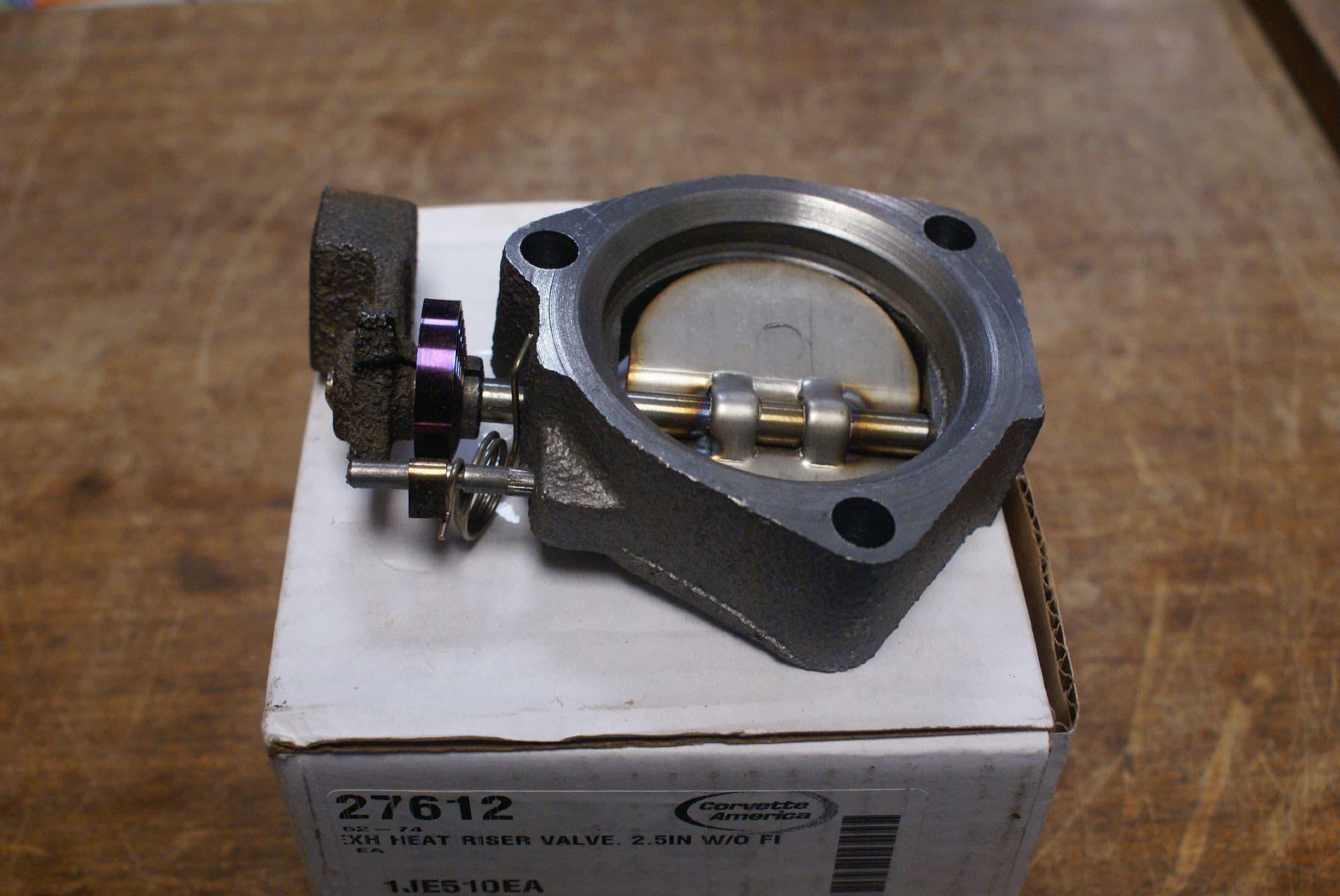 C2 C3 CorvetteExhaust Heat Riser Valve W/O Fuel Injection25 ...
