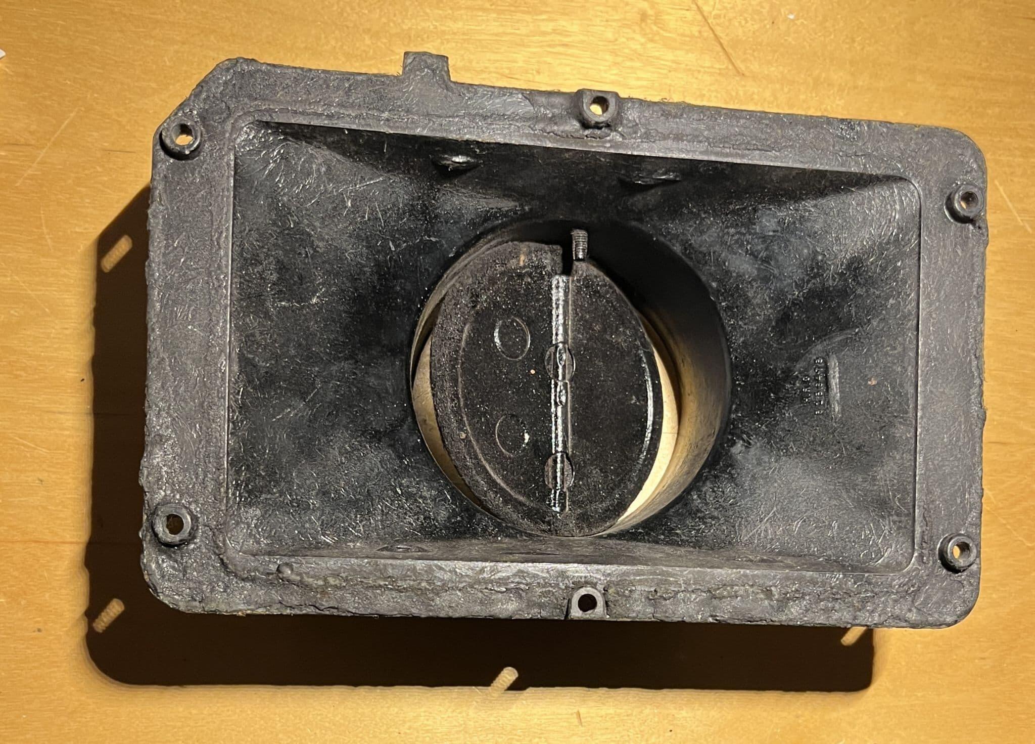 1956-1962 C1 Corvette GM3136473 FIREWALL fresh air hose HOUSING