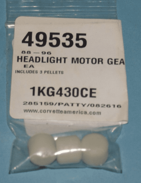 C4 Corvette Headlight Motor Pellet Kit – For 1988-1996 Pop-Up Headlights