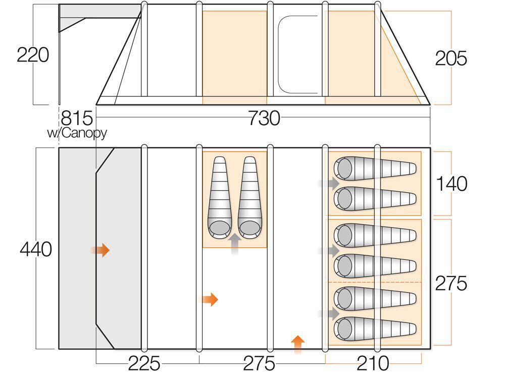 Rhapsody 800XL Sun Canopy-2016 - 2
